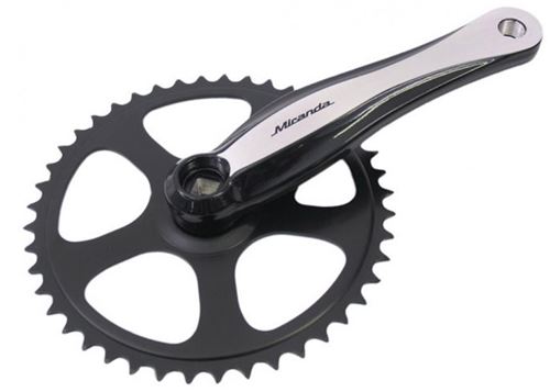 Miranda jeu de manivelles Beta1 46T 170 mm noir/argent