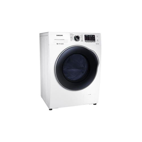 Samsung WD80J5430AW - Machine à laver séchante - largeur : 60 cm - profondeur : 60 cm - hauteur : 85 cm - chargement frontal - 58 litres - 8 kg - 1400 tours/min - Blanc/inox État correct - Samsung reconditionné disponible sur Fnac