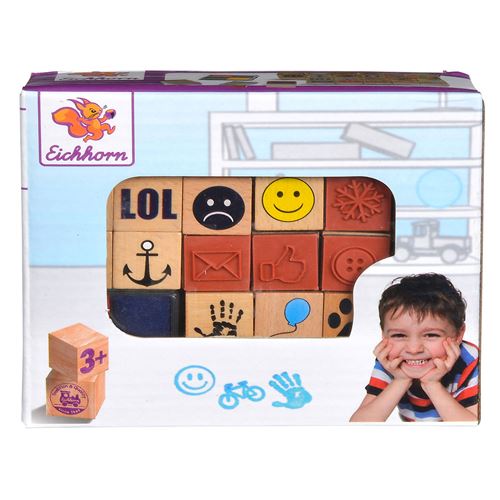 Jeu de timbres en bois Eichhorn