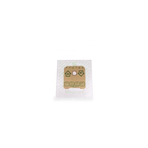 Zr0012 Sacs Antibactériens (X4) Hygiène Bag+ et 1 Fitre pour Aspirateur Rowenta