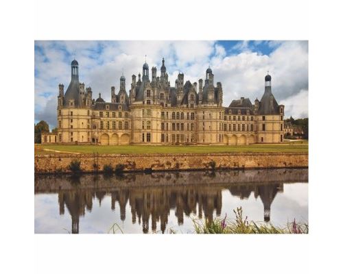 Puzzle 1000 Pièces : Châteaux de France - Château de Chambord, DToys