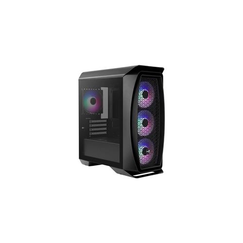 aerocool boitier mini tour micro atx aerocool aero one mini frost rgb avec panneau vitré (noir)