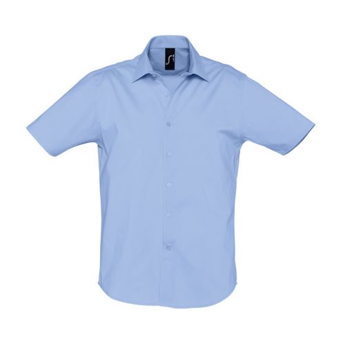 SOLS - Chemise manches courtes BROADWAY - Homme (S) (Bleu ciel) - UTPC394
