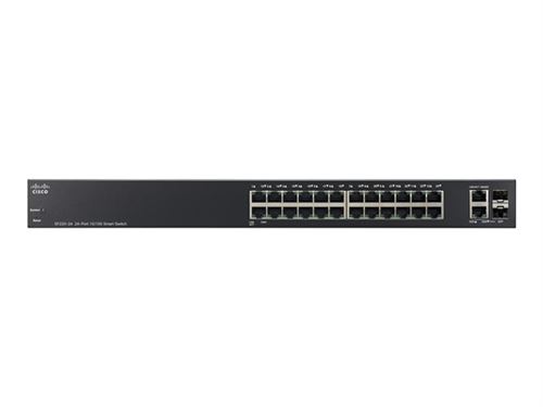 Cisco Small Business Smart Plus SF220-24 - commutateur - 24 ports - Géré - Montable sur rack