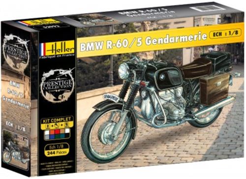 Heller - 52992 - moto bmw r-60/5 gendarmerie - 244 pieces - echelle 1/8