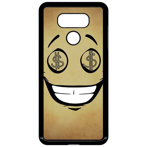 Coque lg g6 smiley cupide dollars