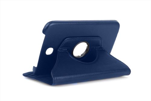 WISETONY® Etui PU cuir Coque Housse rotative 360°pour Samsung Galaxy Note N5100/N5110 8.0 - Bleu foncé