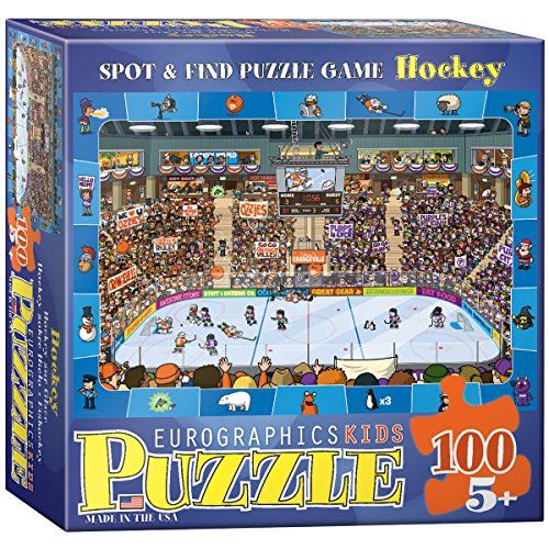 EuroGraphics Hockey Spot Find 100 Piece Puzzle