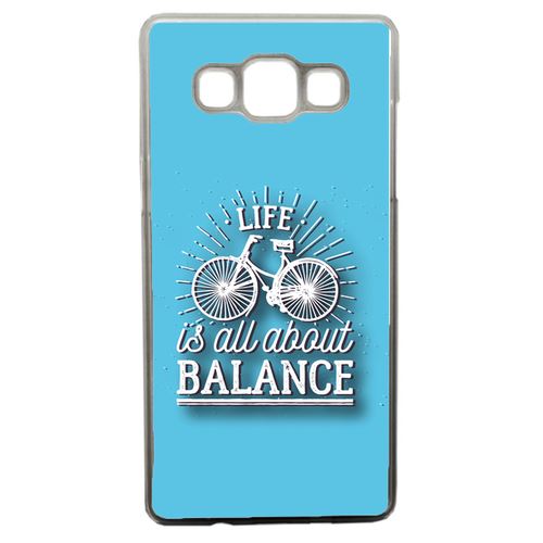 Coque Life Il All About Balance Fond Bleu Compatible Samsung Galaxy A5 Transparent