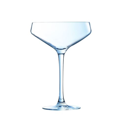 Coupe à champagne en kwarx - 30cl - Lot de 6 CABERNET