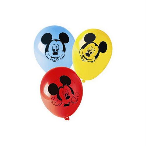 8 ballons latex 28cm mickey clubhouse