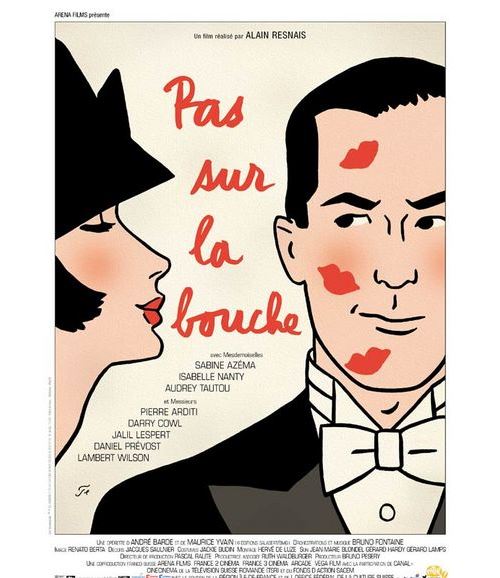 Pas Sur La Bouche AFFICHE CINEMA ORIGINALE