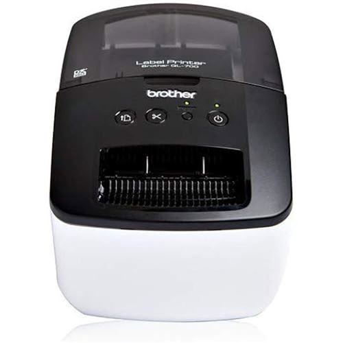 Brother Ql-700 - Imprimante D'Étiquettes - Thermique Direct - Rouleau (6,2 Cm) - 300 X 600 Ppp - Jusqu'à 150 Mm/Sec - Usb - Outil De Coupe
