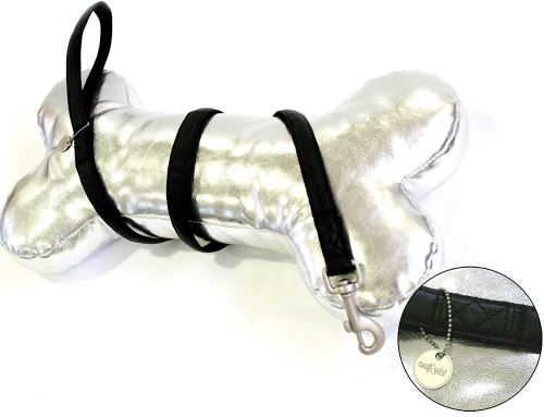 Comparer les prix de CROCI harnais réglable en Cuir Mylord Reg Noire pour Chiens 35-60X15 mm