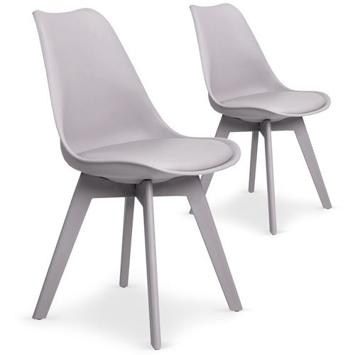 Paris Prix Lot De 2 Chaises Design maélia 82cm Gris Paris Prix Lot De 2 Chaises Design maélia 82cm Gris