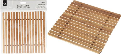 Coaster en bambou 175x180mm