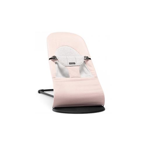 Babybjorn - Transat Balance Soft, Rose Clair/gris, Cotton/jersey