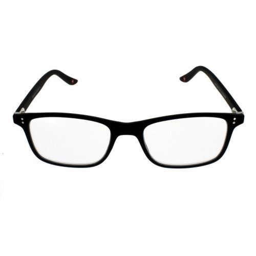 Montana lunettes de lecture MR72 unisexe rectangulaire noir force +1.00