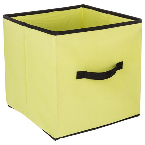 Boîte de rangement pour meuble - 31 x 31 cm. - Vert