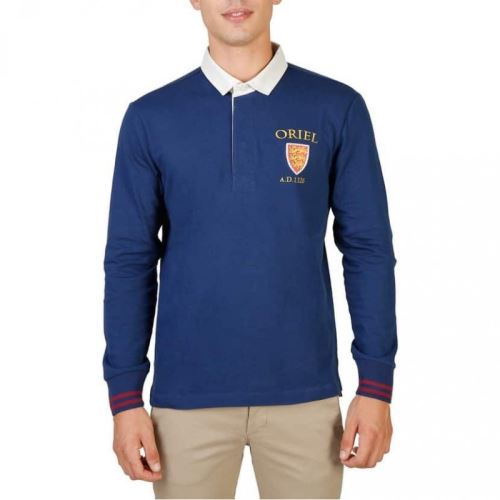 Oxford University - ORIEL-POLO-ML Taille S,Couleur Bleu