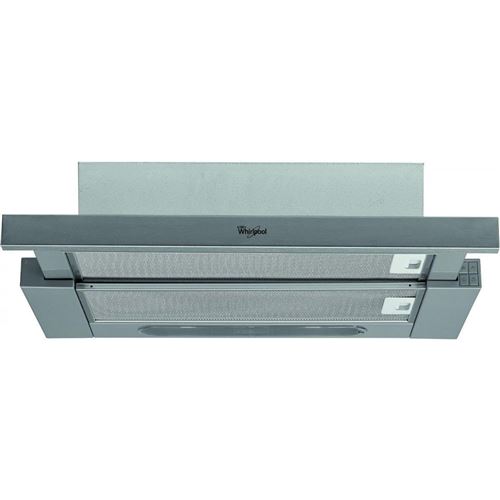 Whirlpool AKR 749 IX - Hotte - Téléscopique - largeur : 59.9 cm - profondeur : 30 cm - evacuation & recyclage - acier inoxydable