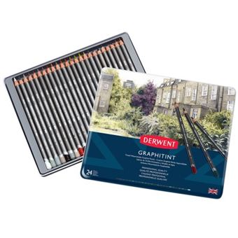 Boîte Crayons de couleur aquarellables Graphintint - 24 pcs