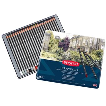 Boîte Crayons de couleur aquarellables Graphintint - 24 pcs