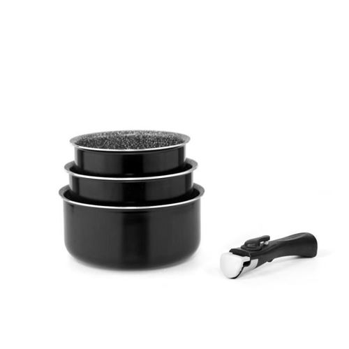 Arthur Martin Set 3 Casseroles 16/18/20cm Tous Feux Dont Induction
