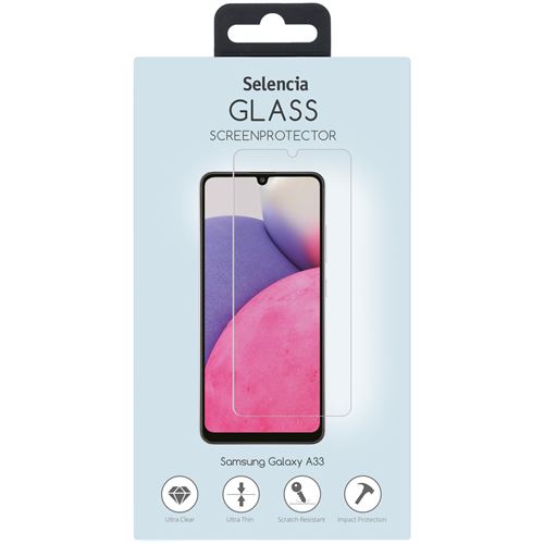 Verre Trempé pour Samsung Galaxy A33 Selencia Transparent