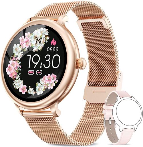 Montre connect&eacute;e ZX10 IP68 Etanche Fitness Tracker-Or-Chronus 