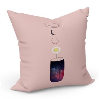 Fabulous Coussin Rose Fleur du Cosmos [40x40 cm] - 1