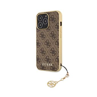Coque Guess 4G Grand Logo Pour IPhone 17 Pro Max - Cuir Synthétique, Style Luxe, Protection Renforcée - 8