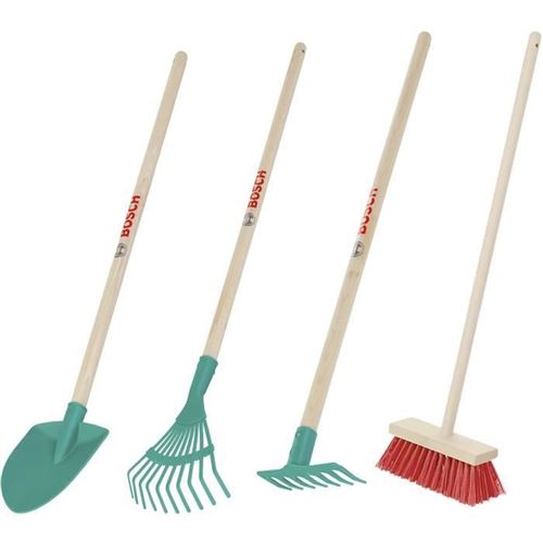 Outils De Jardinage Bosch En Bois Et Plastique - 4 Pièces - 2794