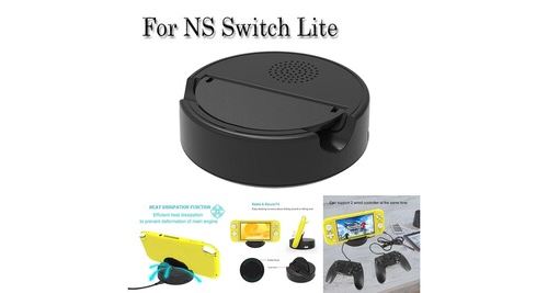 Refroidisseur de support de stockage de support de support de base de station de charge pour ns switch lite - noir