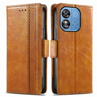 Housse Folio en Cuir pour Oukitel C57 Pro Coque Premium PU TPU Flip Étui Portefeuille avec Fentes pour Cartes, Pochette Protector Etui Case Cover ZURSANA Jaune - 1