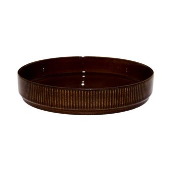 Lot de 6 Assiettes Creuses "Ysia" 20cm Marron - 1