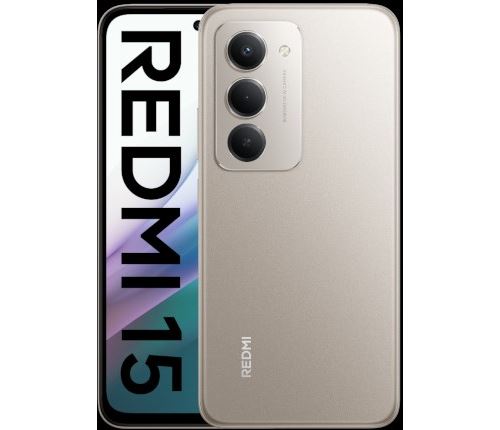 Xiaomi Redmi 15 - 4G smartphone - double SIM - RAM 8 Go / Mémoire interne 256 Go - microSD slot - 6.9"" - 2340 x 1080 pixels (144 Hz) - 2x caméras arrière 50 MP - front camera 8 MP - gris titan État correct - N/A reconditionné disponible sur Fnac