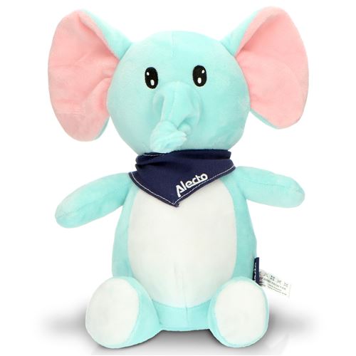 Doudou peluche avec sons apaisants et veilleuse Alecto BC350 Bleu