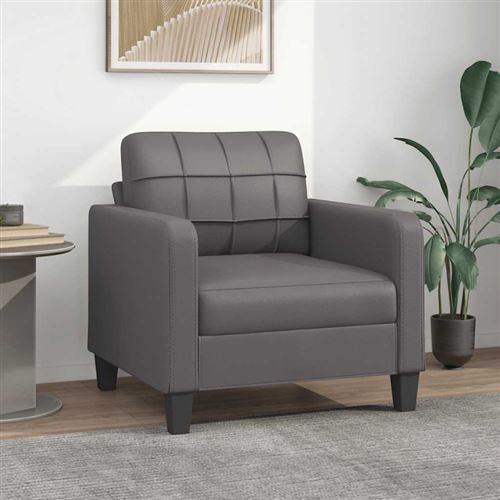 Non Communiqué Gris Vidaxl Fauteuil 60 Cm Similicuir