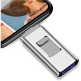 Excellvan Clé USB 64Go, Photo Stick USB 3.0 Pen Drive pour iPhone/iPad Stockage Externe Memory Stick Compatible avec iPad/iPod/Mac/Android/PC - 1