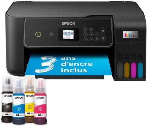Imprimante multifonction A4 Epson EcoTank ET-2870 – Wi-Fi, réservoirs d’encre