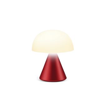 Lexon Mini Lampe Led Mina Lexon Aluminium Rouge Fonc Achat Prix Fnac