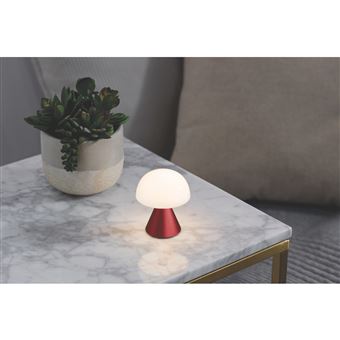 Lampe de bureau Lexon Mini Lampe LED MINA LEXON Aluminium Rouge foncé