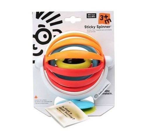 BABY EINSTEIN Jouet dactivites Sticky Spinner - Multicolore