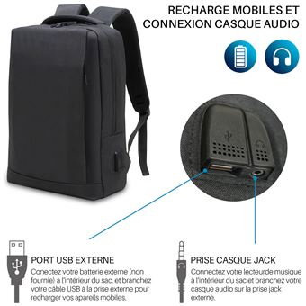 Pc Portable Compartiment Pour Sac Ã Dos Sac à Dos Pour Ordinateur Portable  HP Travel 25 Litres 15,6 Pouces