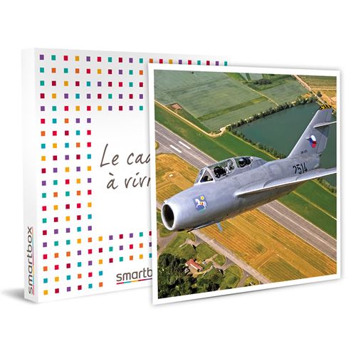 SMARTBOX - Pilote d’un jour en République tchèque : vol de 20 minutes en avion de chasse MIG-15 - Coffret Cadeau Sport & Aventure