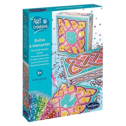 Non Communiqué Multicolore Art Et Creation Boite A Bijoux Celtique