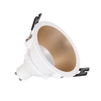 TechBrey Spot LED Downlight Conique GU10 6W Coupe Ø 75mm PC No Flicker 3000K Argent Blanc chaud - 1