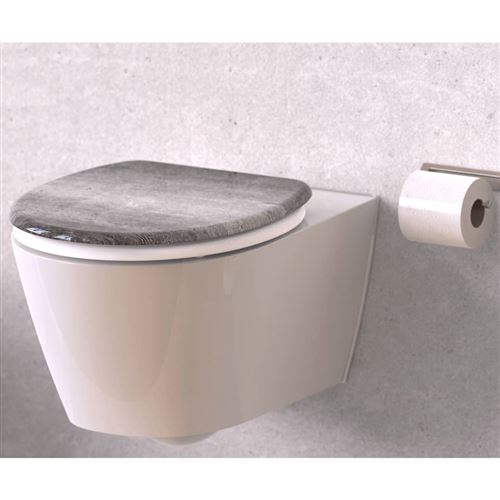 Schütte WC-Sitz 'Industrial Grey' mit Absenkautomatik Duroplast