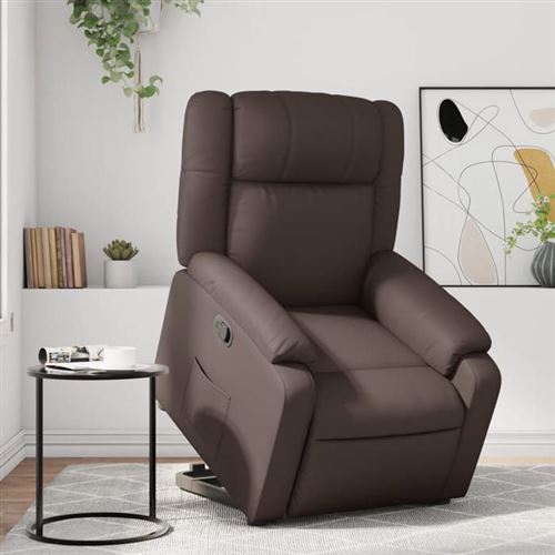vidaXL - Fauteuil de salon - Réglable - Marron - Image 2